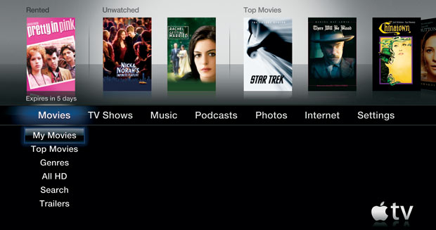 Apple TV movie rental image