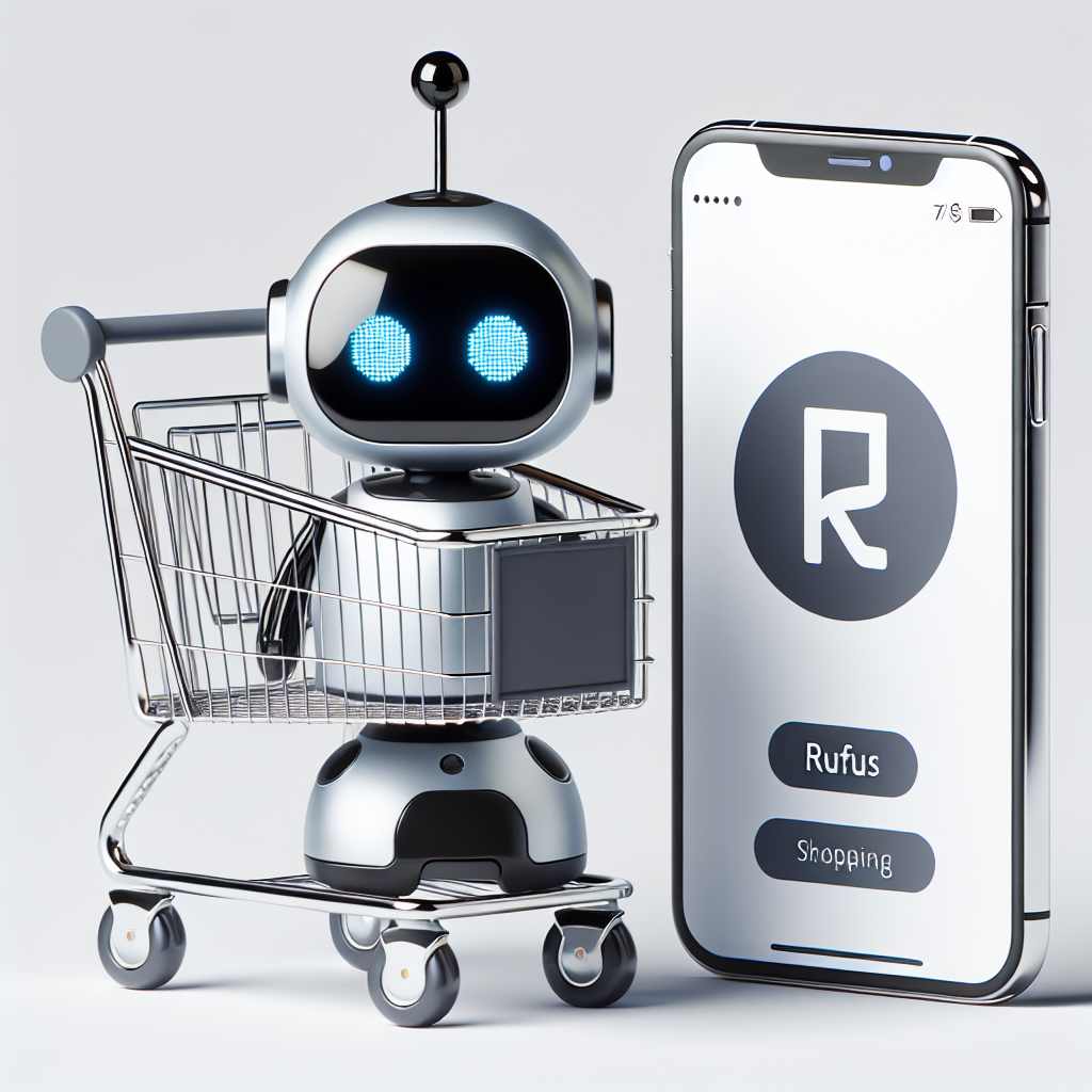 Illustration of Amazon Unveils AI Shopping Assistant "Rufus" for U.S. Customers