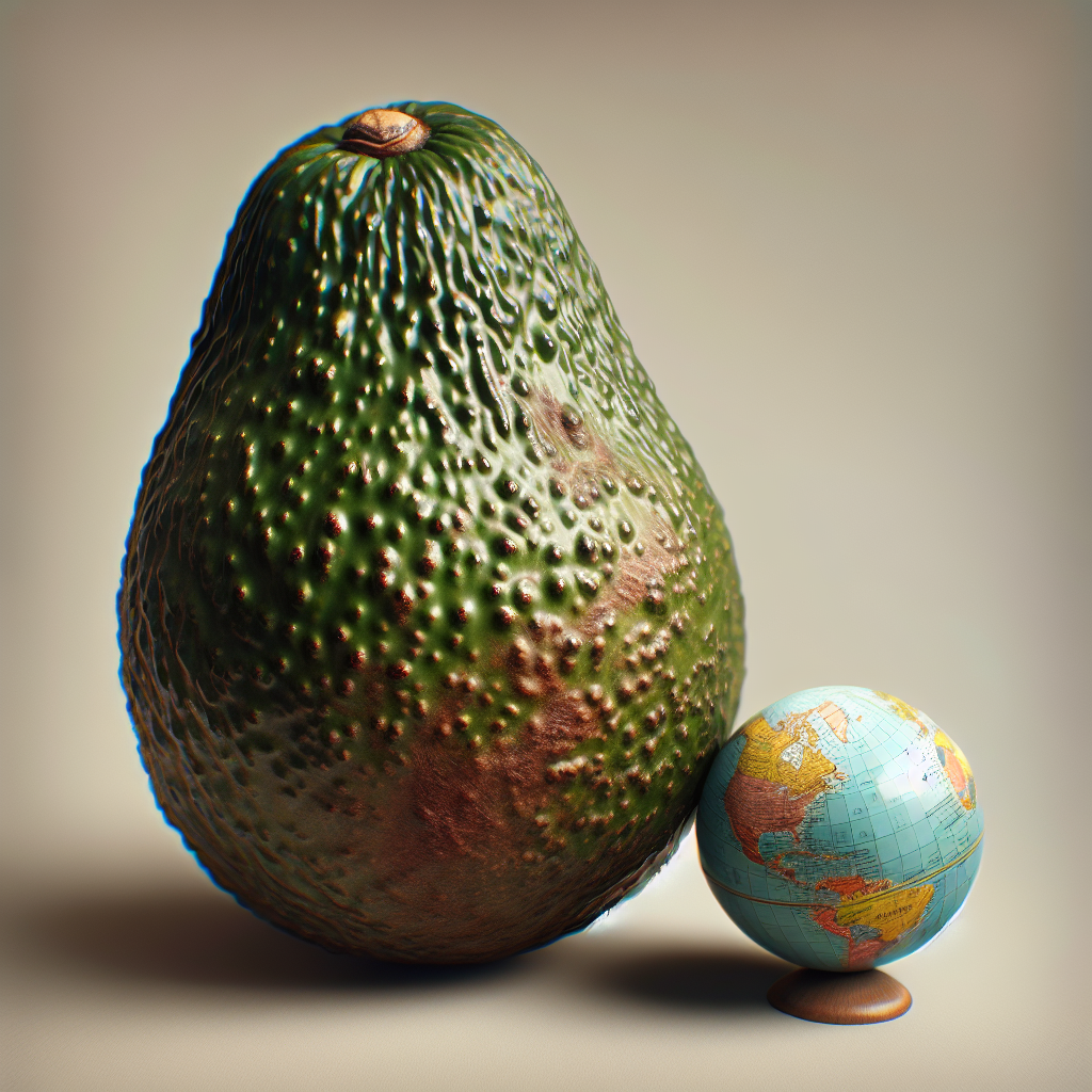 Illustration of Avocado Industry Crisis: International Tensions and Trade Resumed