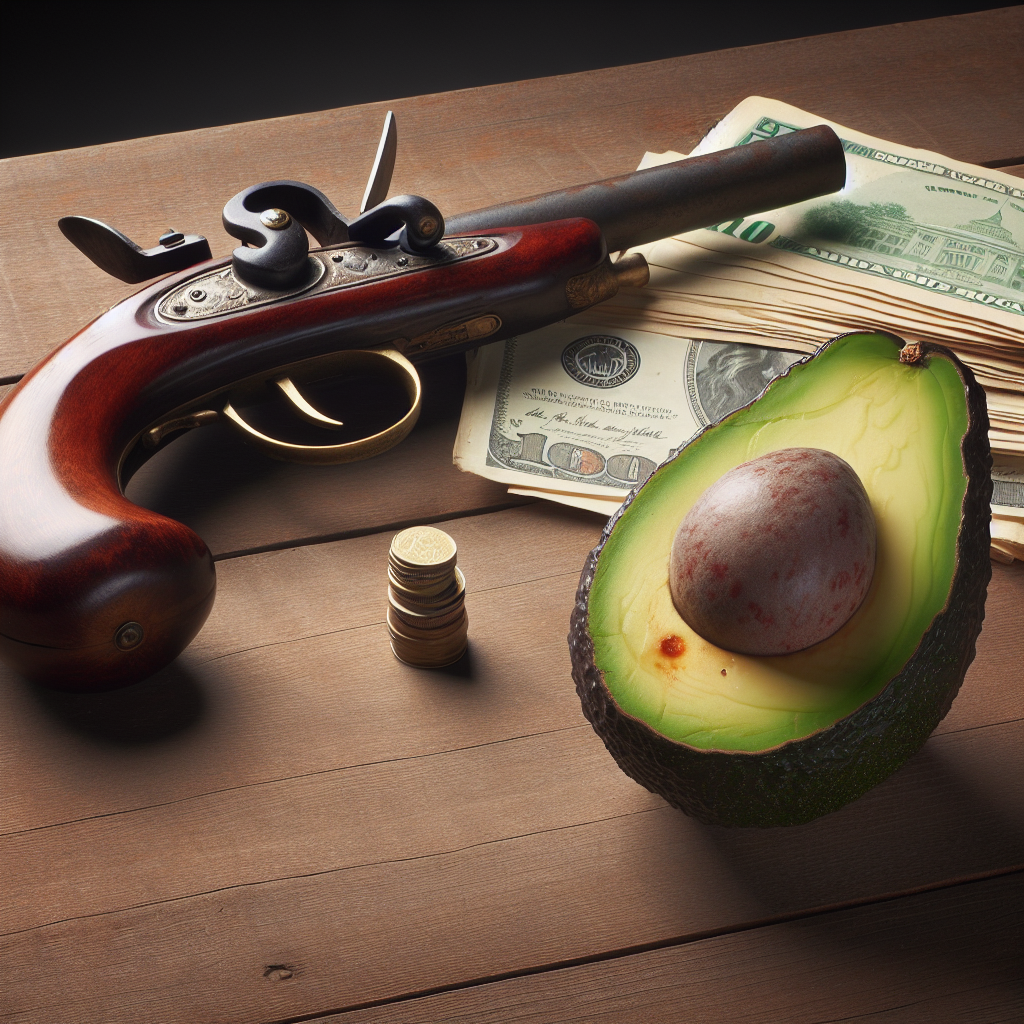 Illustration of Avocado Industry Crisis: Unraveling Corruption and Cartel Influence