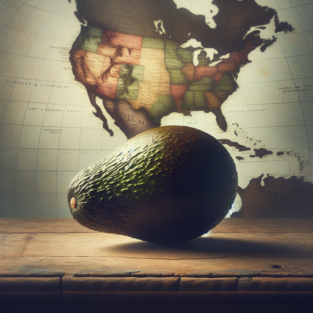 Illustration of Avocado Trade Tensions: A Fragile Industry's Future