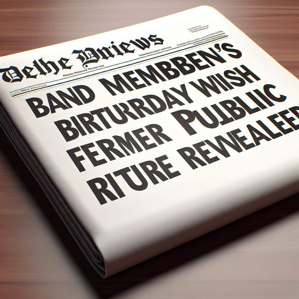 Bandmate’s Troubling Birthday Wish for Former President Trump Exposed