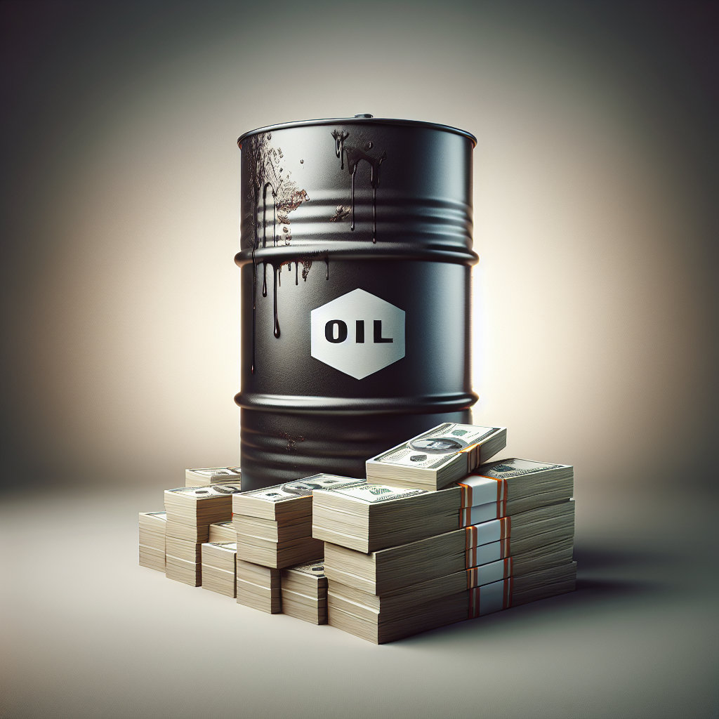 Illustration of "Big Oil's Pollution Price Tag: Marathon Oil Agrees to Record Settlement"