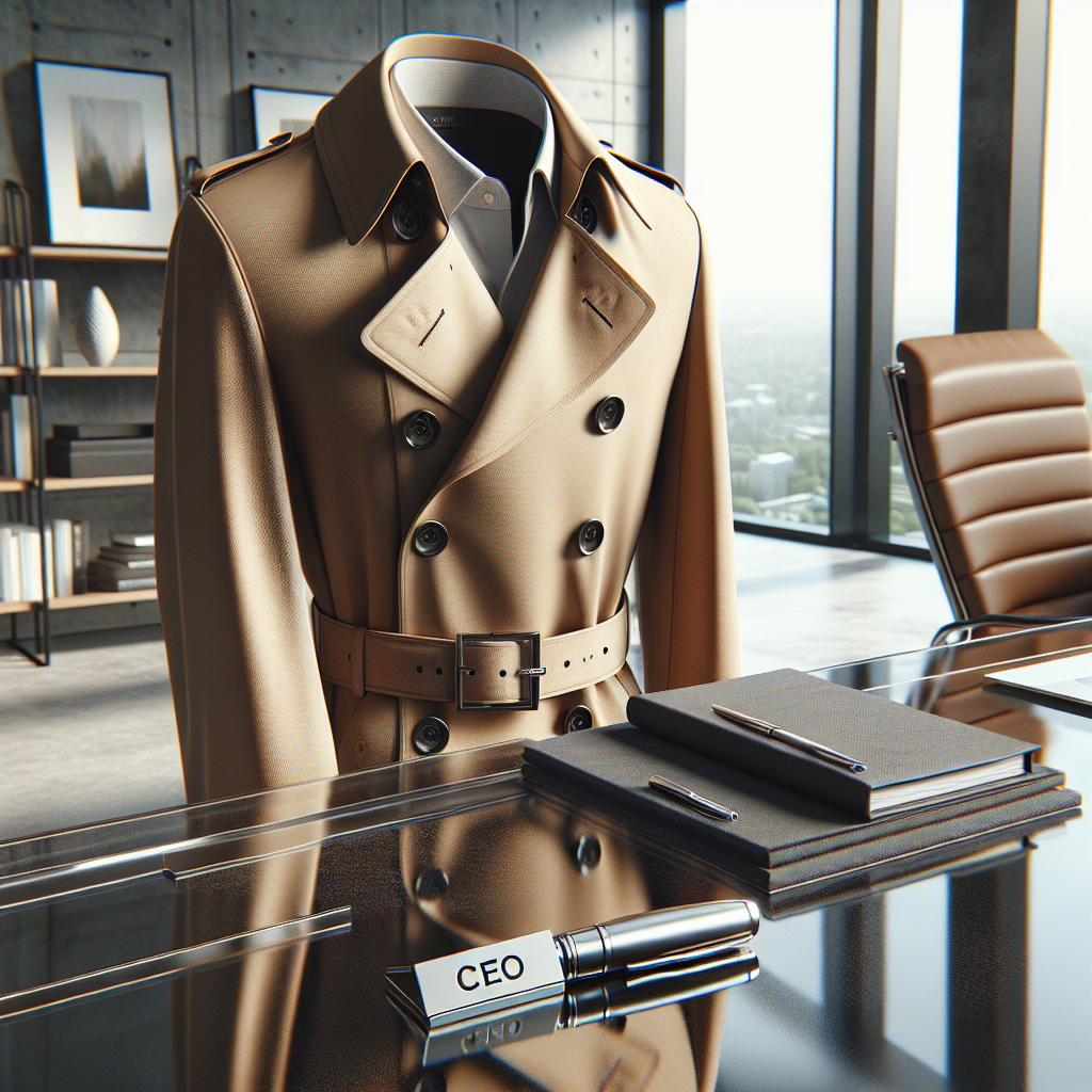 Illustration of Burberry Faces Turbulence Amidst Leadership Changes - What's Next for the Luxury Brand?