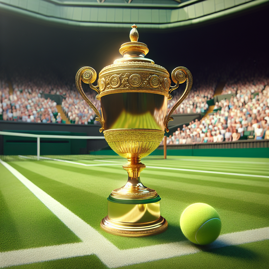 Illustration of Carlos Alcaraz Stuns Djokovic in Wimbledon Final