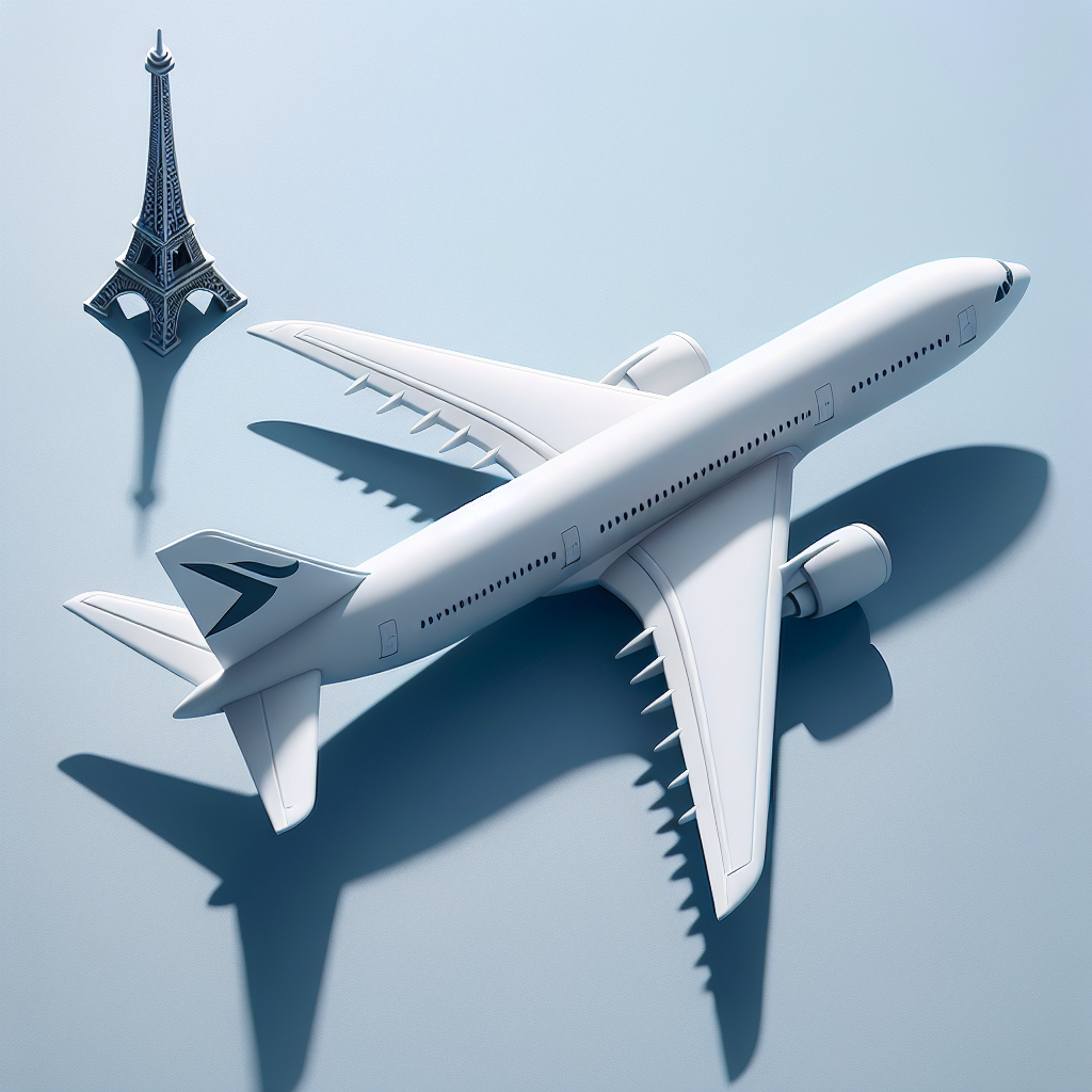Illustration of Delta Air Lines Faces $100 Million Loss from Reduced Paris Olympics Travel