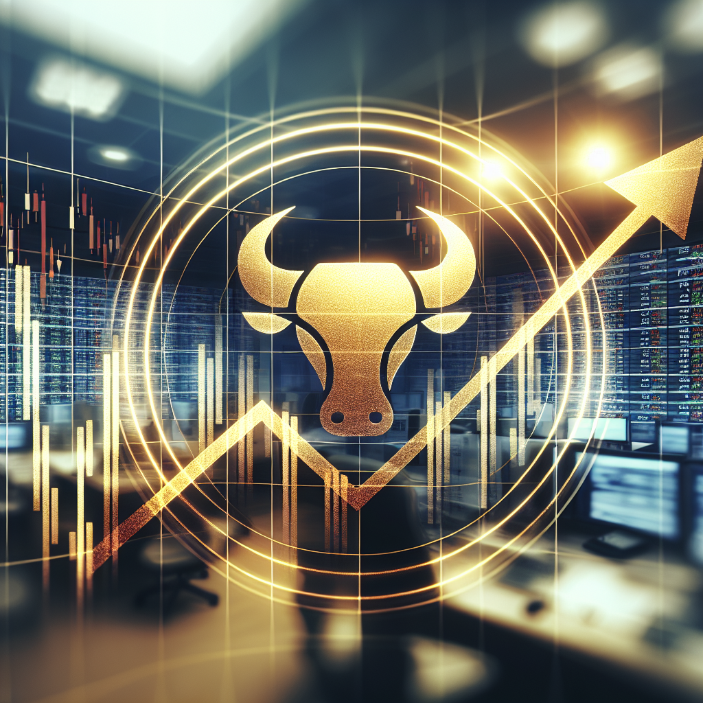 Illustration of Dow Jones Hits Record High as Banks Report Strong Earnings