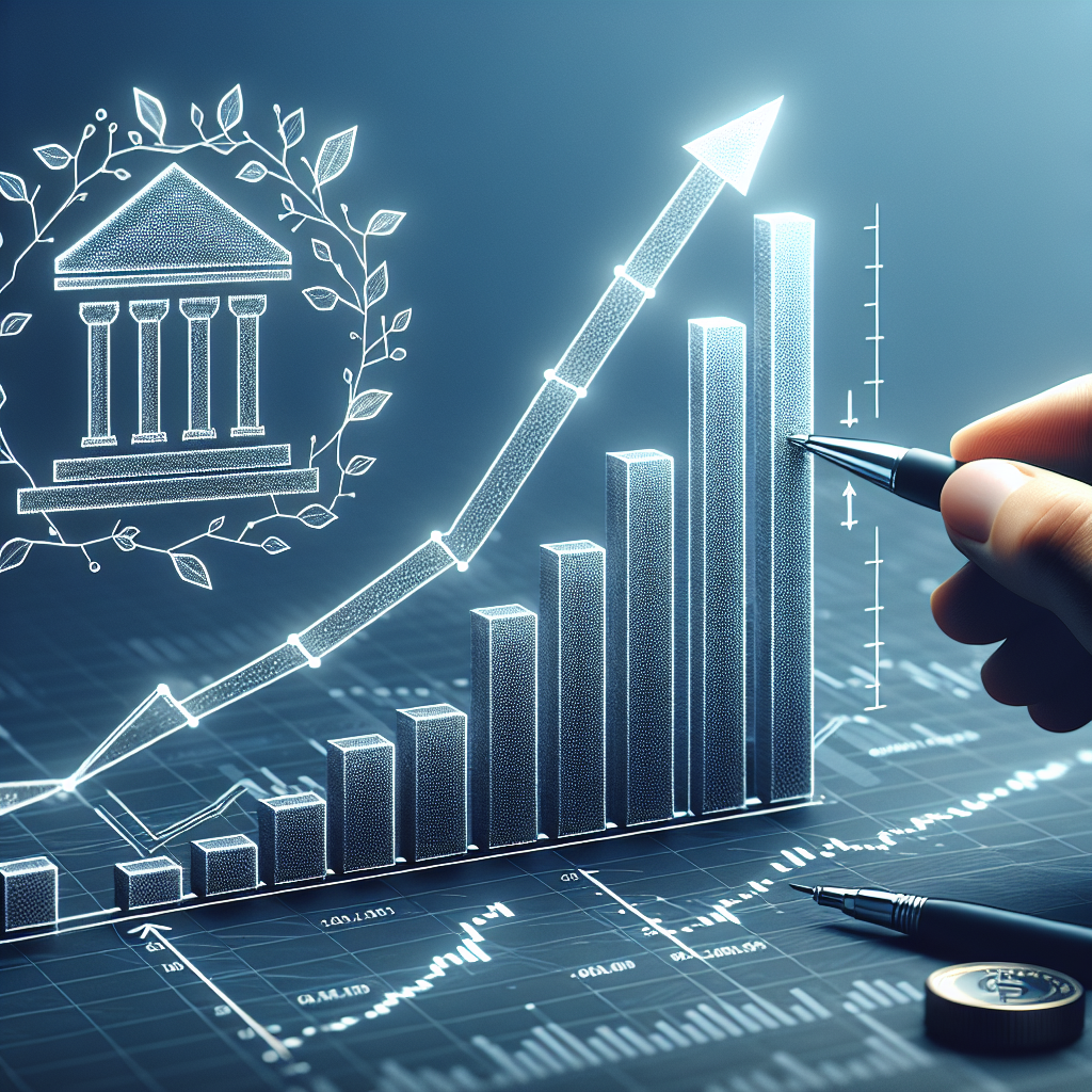Illustration of Dow Jones Hits Record High as Big Banks Report Earnings