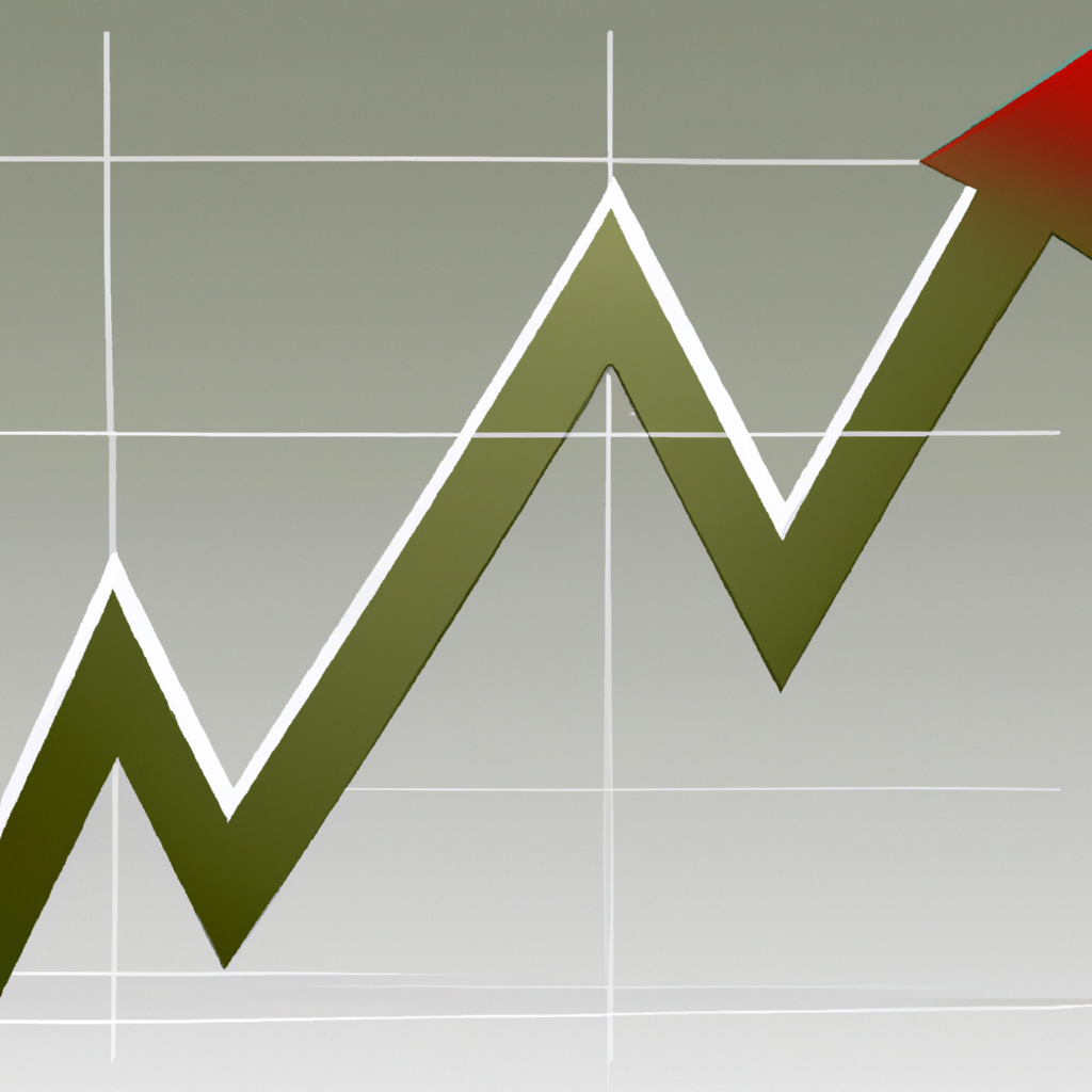 Illustration of "Dow Surges to Record High Amid Fed Rate Cut Speculation"
