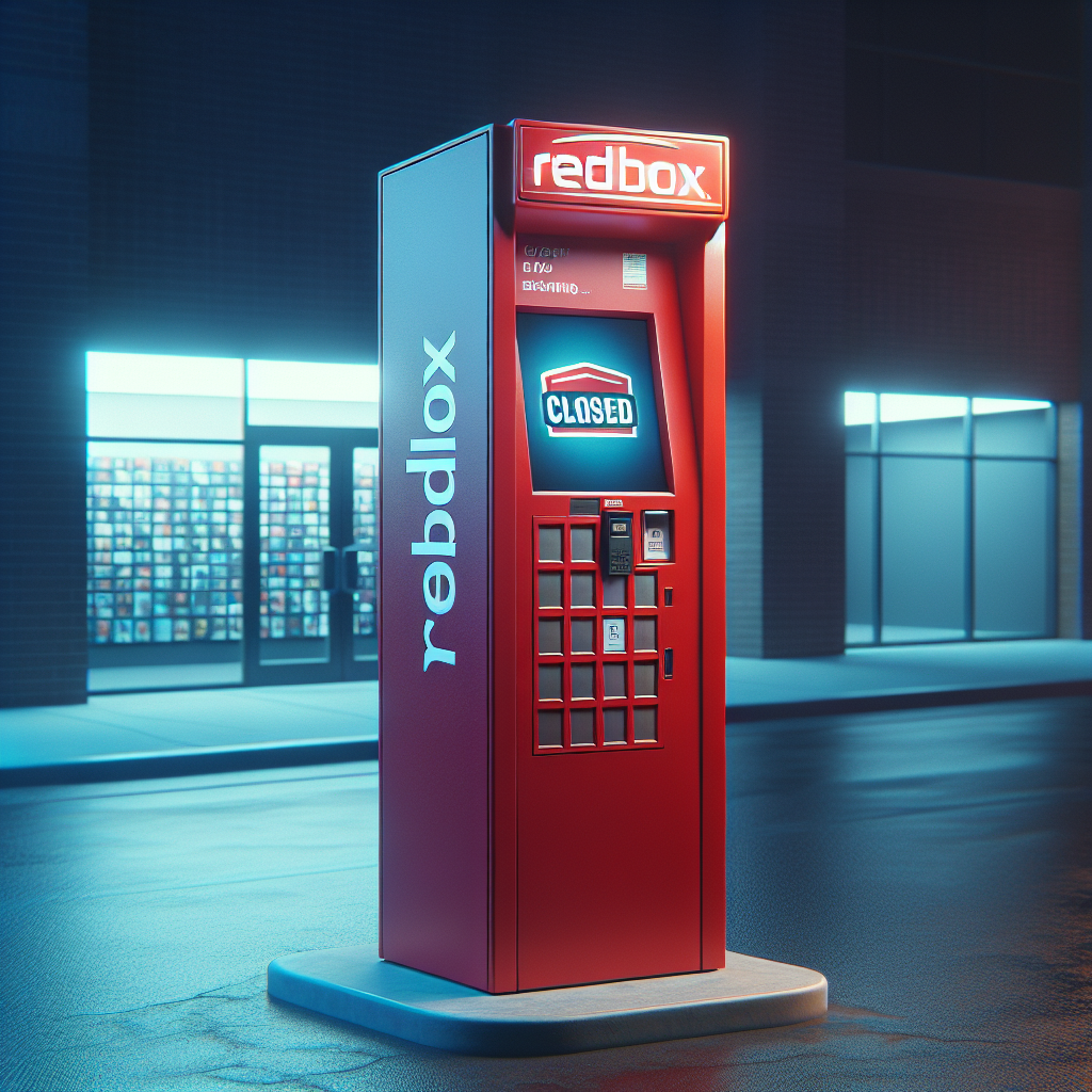 Illustration of End of an Era: Redbox DVD Kiosks Shutting Down