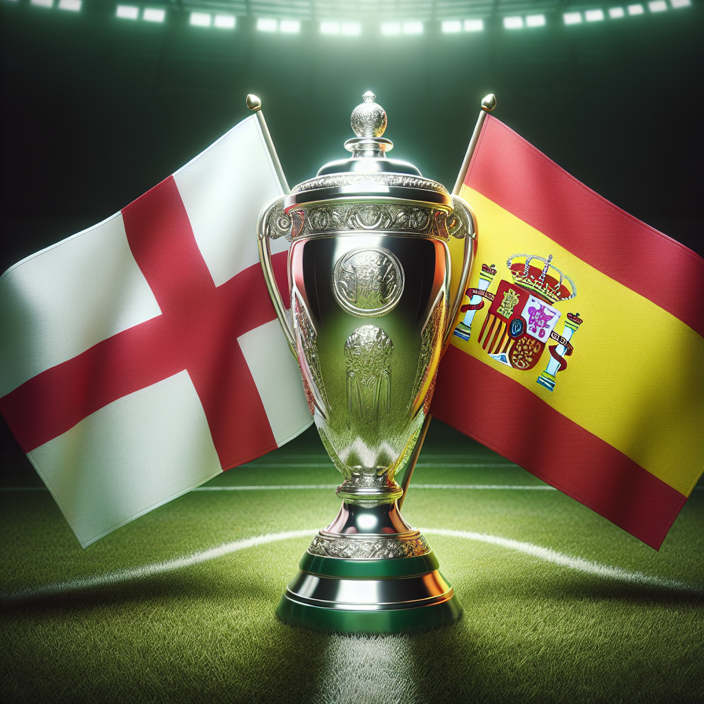 Illustration of England vs. Spain: Battle for Euro Glory