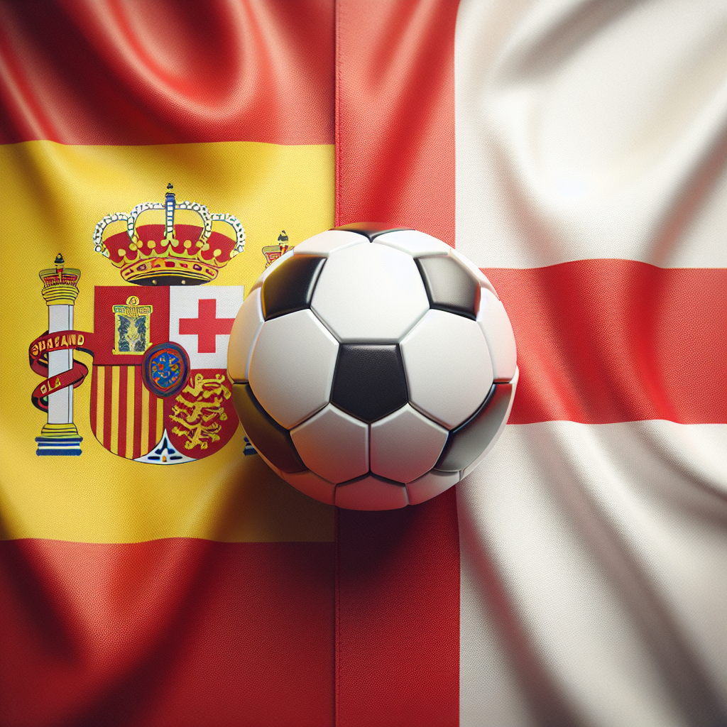 Illustration of Euro 2024 Final Showdown: Spain vs England