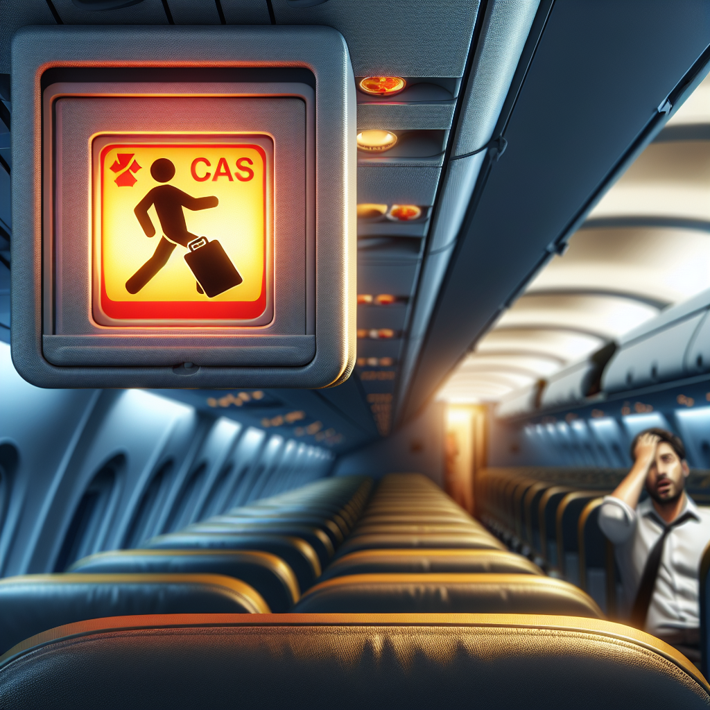 Illustration of Family Feud Erupts Mid-Air: Emergency Landing After In-Flight Brawl