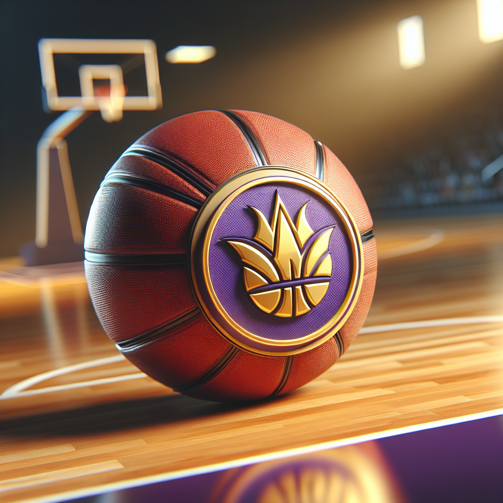 Illustration of "LeBron James Signs Extension with Lakers, Setting Historic NBA First"