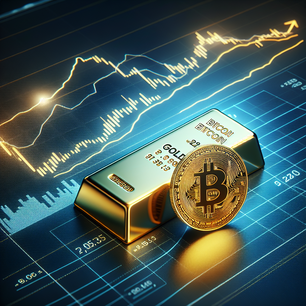 Illustration of Market Turmoil After Assassination Attempt: Bitcoin Surges, Safe Havens in Demand
