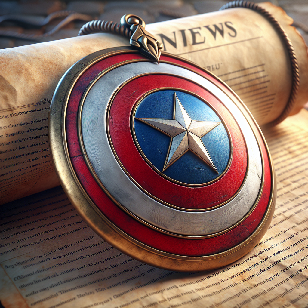 Illustration of "Marvel Unveils 'Captain America: Brave New World' Teaser with Anthony Mackie and Harrison Ford!"