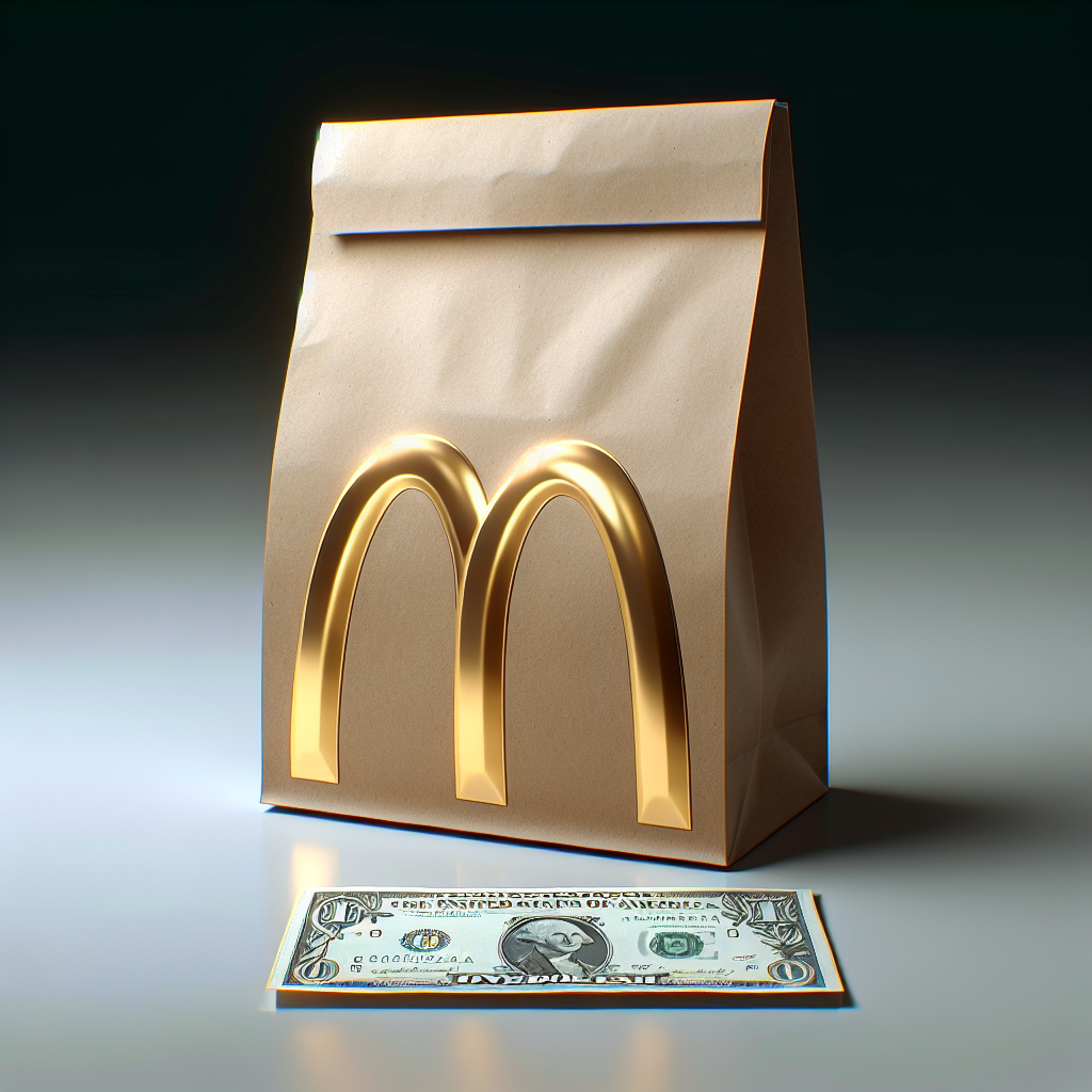 Illustration of "McDonald's $5 Meal Deal Sparks Surge in Traffic"