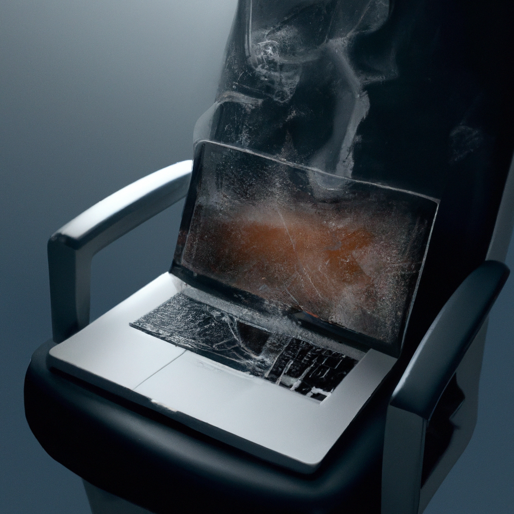 Illustration of "Mid-Air Chaos: Laptop Fire Sparks Panic on American Airlines Flight"
