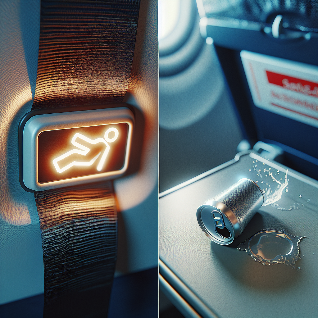 Illustration of Mid-Air Turbulence: Families Clash on Flight - What Really Happened?