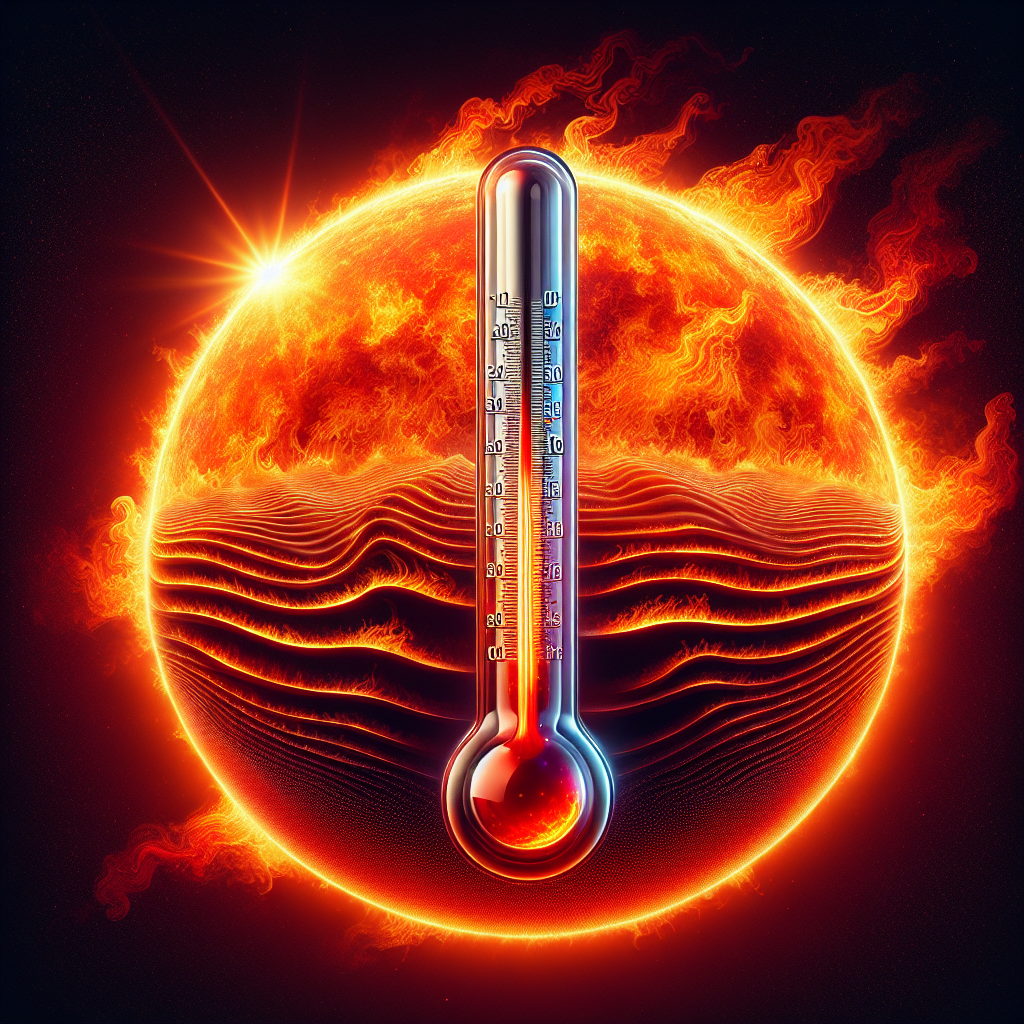 Illustration of Record-Breaking Heat Wave Hits California: Extreme Temperatures and Daily Records Set