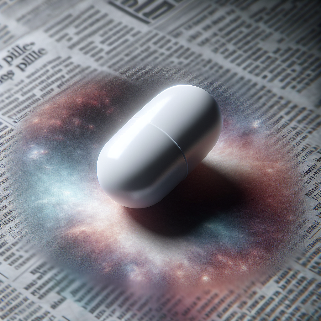 Illustration of Revolutionary Weight Loss Pill Development and Pharmaceutical Market Updates