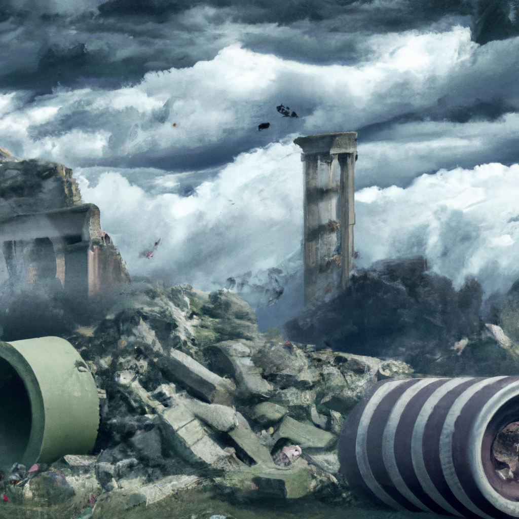 Illustration of "Rome Ravaged by Tornado: Residents Struggle to Rebuild Amidst Devastation"
