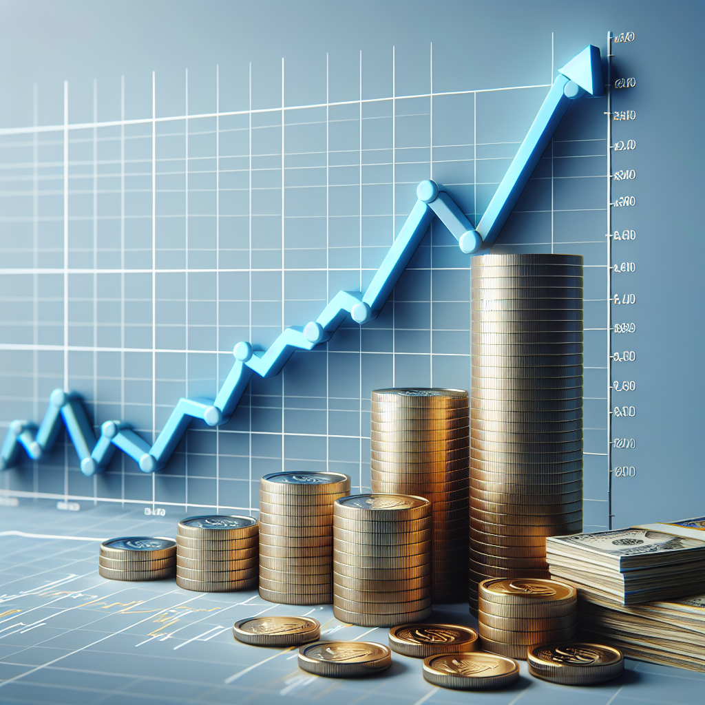 Illustration of Stock Market Reaches New Highs as Major Banks Report Earnings