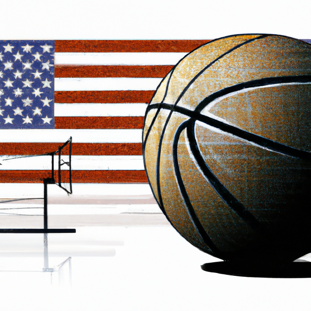 Illustration of Team USA Basketball Fends Off Australia in Pre-Olympics Showdown