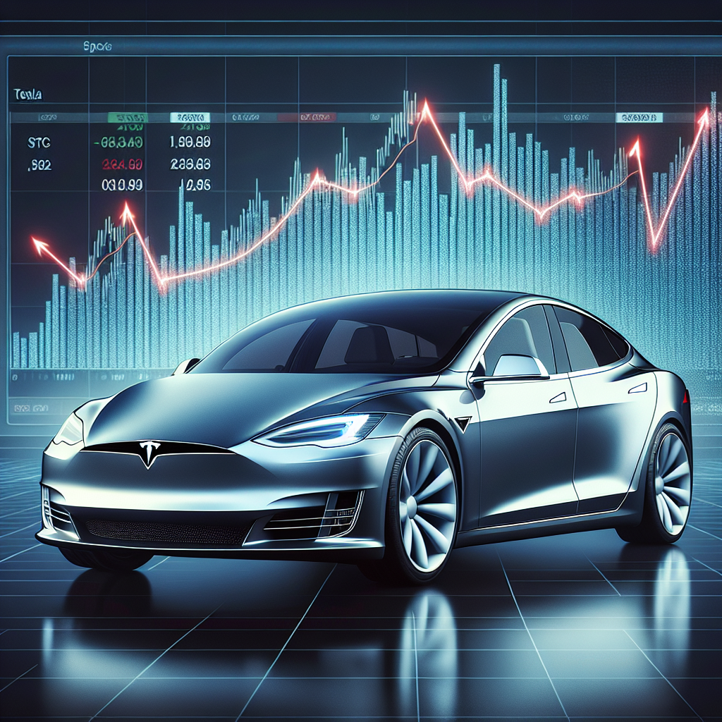 Illustration of Tesla Faces Stock Decline Amid AI Focus Concerns