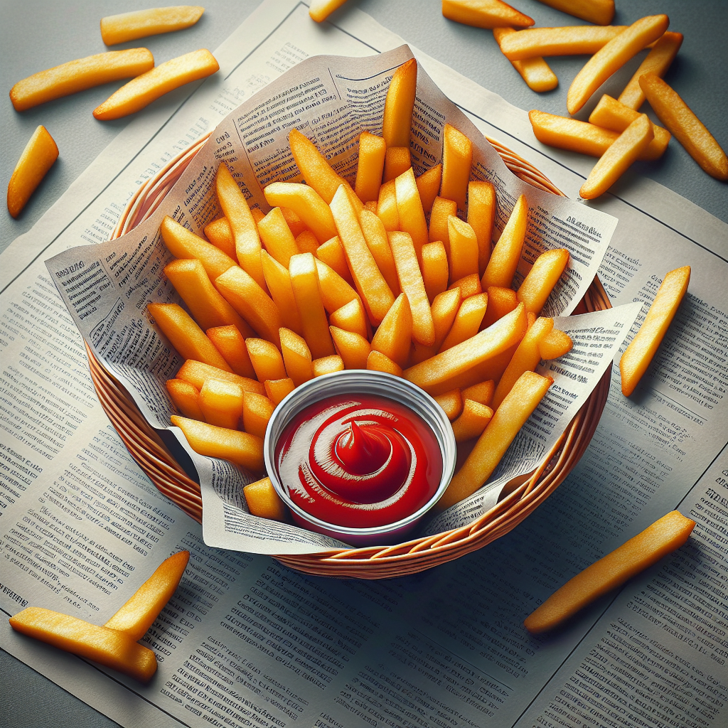 Illustration of The Curious History of French Fries in America