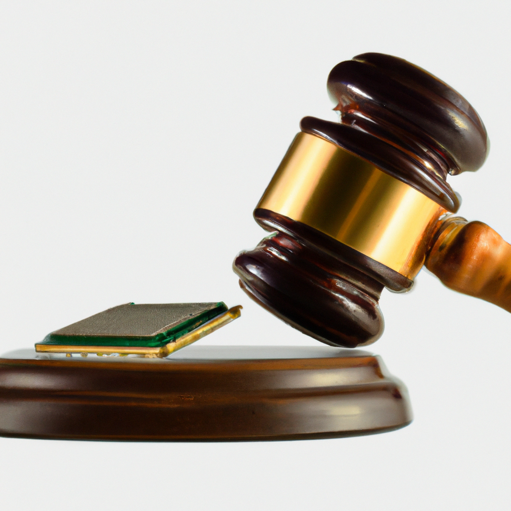Illustration of "US Considers Stricter Trade Rules on Chip Technology - Allies Feel the Heat"