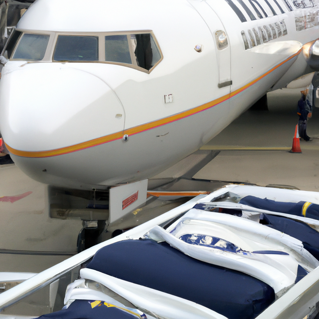 Illustration of "United Airlines Flight Attendants Prepare for Potential Strike"