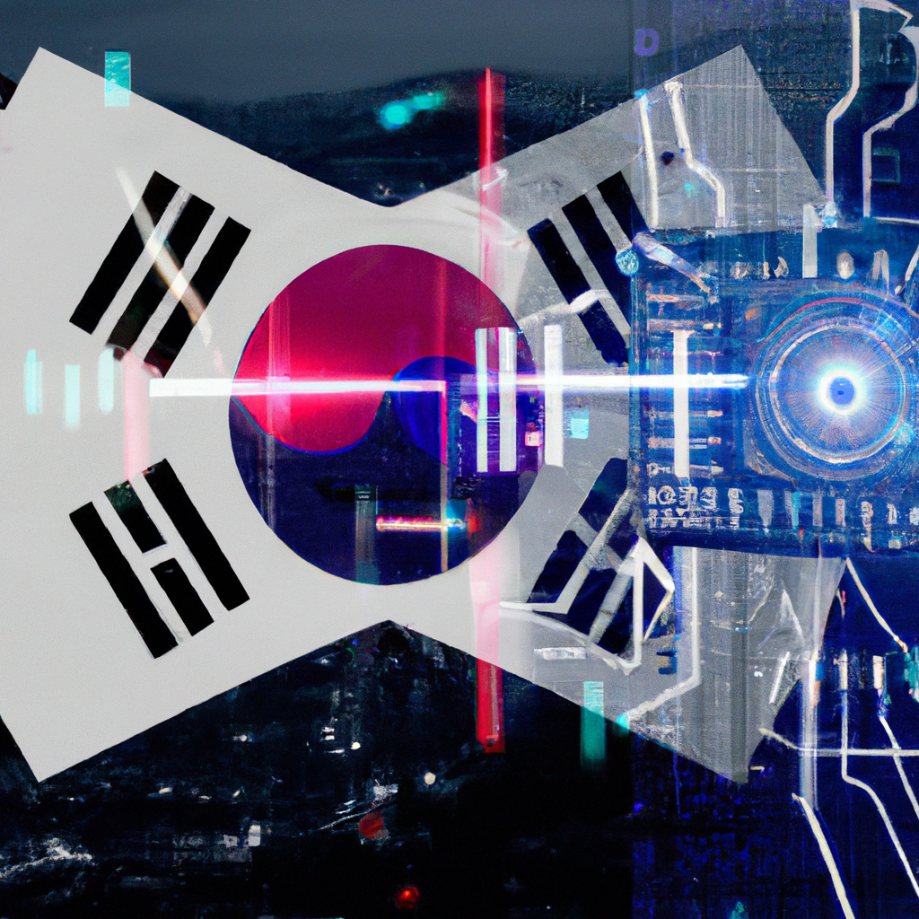 Illustration of AI Boosts South Korea's Economy But Faces Geopolitical Hurdles
