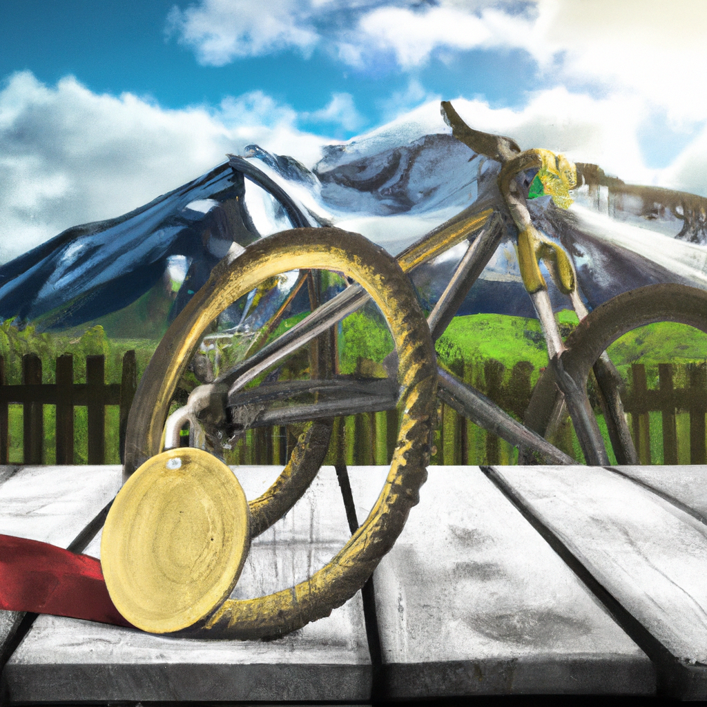 Illustration of Alaskan Cyclist Makes History with Gold Medal Comeback in Paris