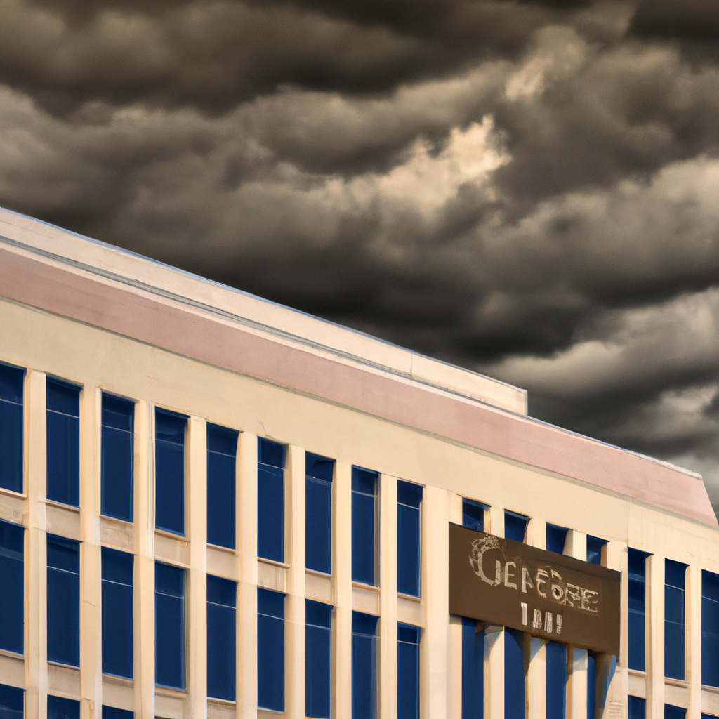 Illustration of Banking Giants Brace for Credit Storm Amid Economic Uncertainty