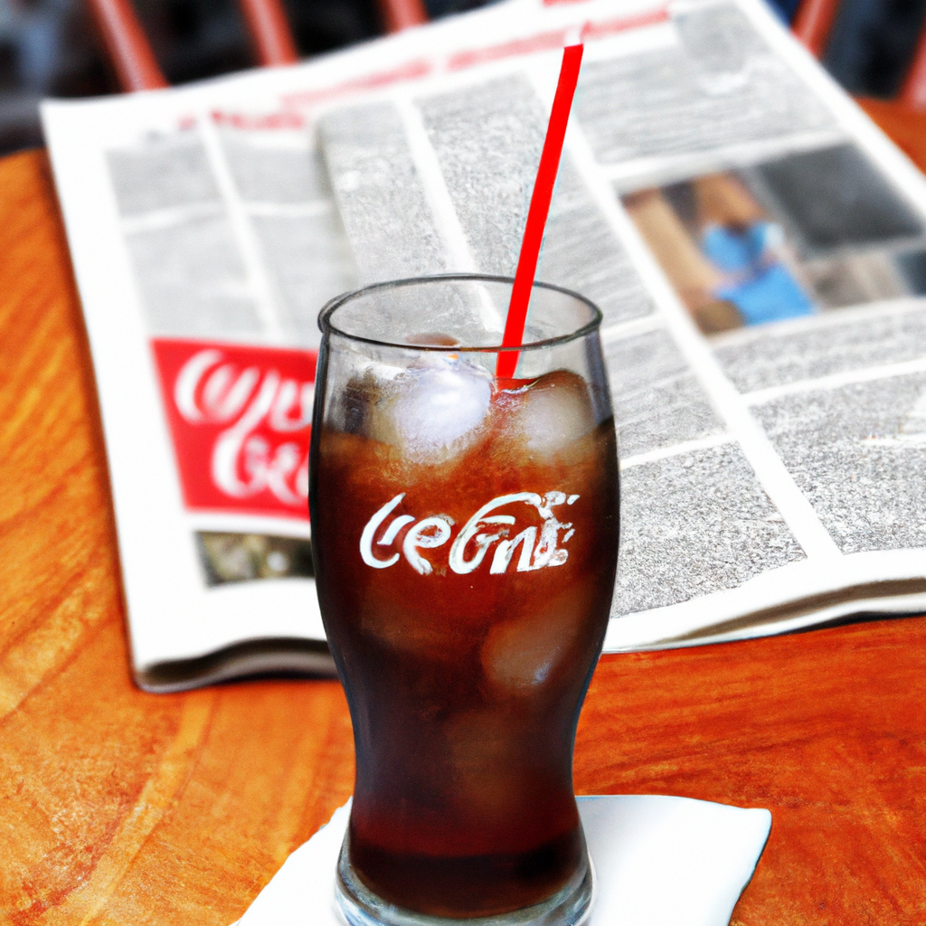 Illustration of Coca-Cola Defies Soda Sales Slump with Upbeat Earnings Report