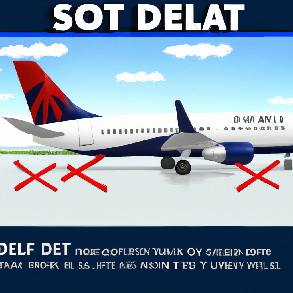 Illustration of Delta Airlines Grounded: Software Woes Lead to Mass Flight Cancellations