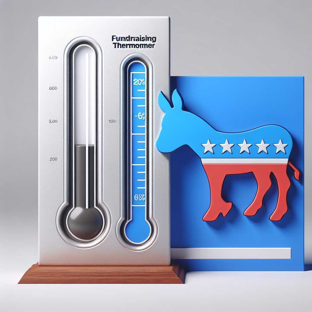 Illustration of Democrats Smash Fundraising Records for 2024 Election