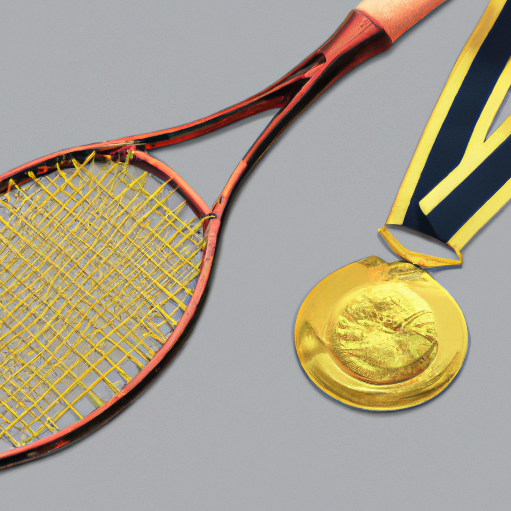 Illustration of Djokovic Completes Golden Slam at Paris 2024 Olympics!