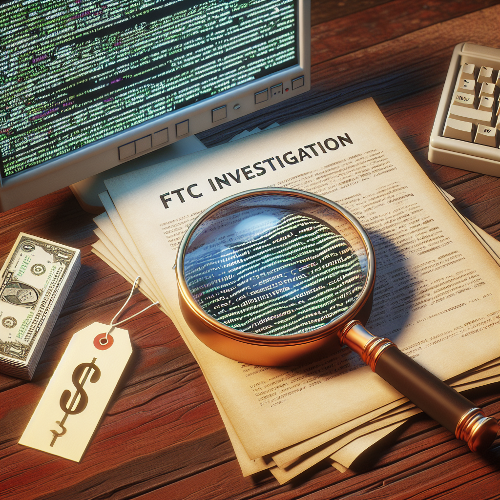 Illustration of FTC Launches Probe into Companies Using Data and AI for Tailored Pricing