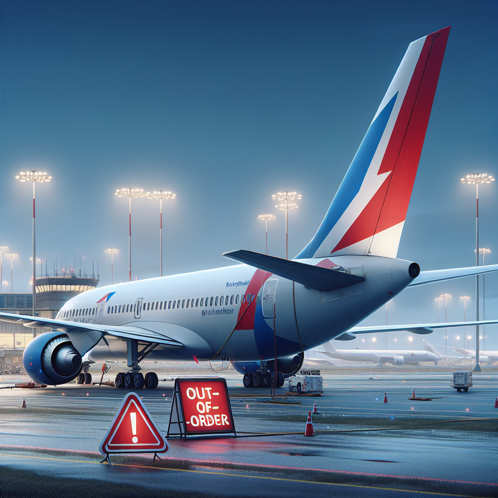 Illustration of Flight Chaos: Delta Air Lines Struggles to Recover from Global Software Outage