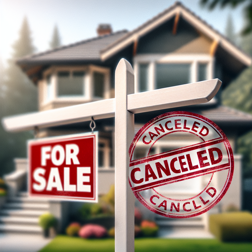 Illustration of Homebuyers Pulling Out of Deals Over Rising Costs: A Market Trend to Watch