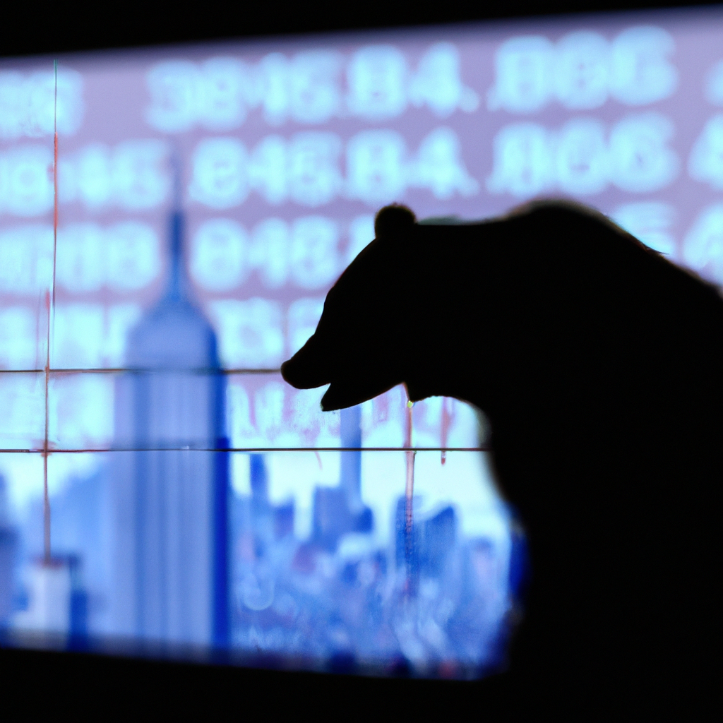 Illustration of Market Mayhem: Investors Brace for Impact as Stocks Plummet