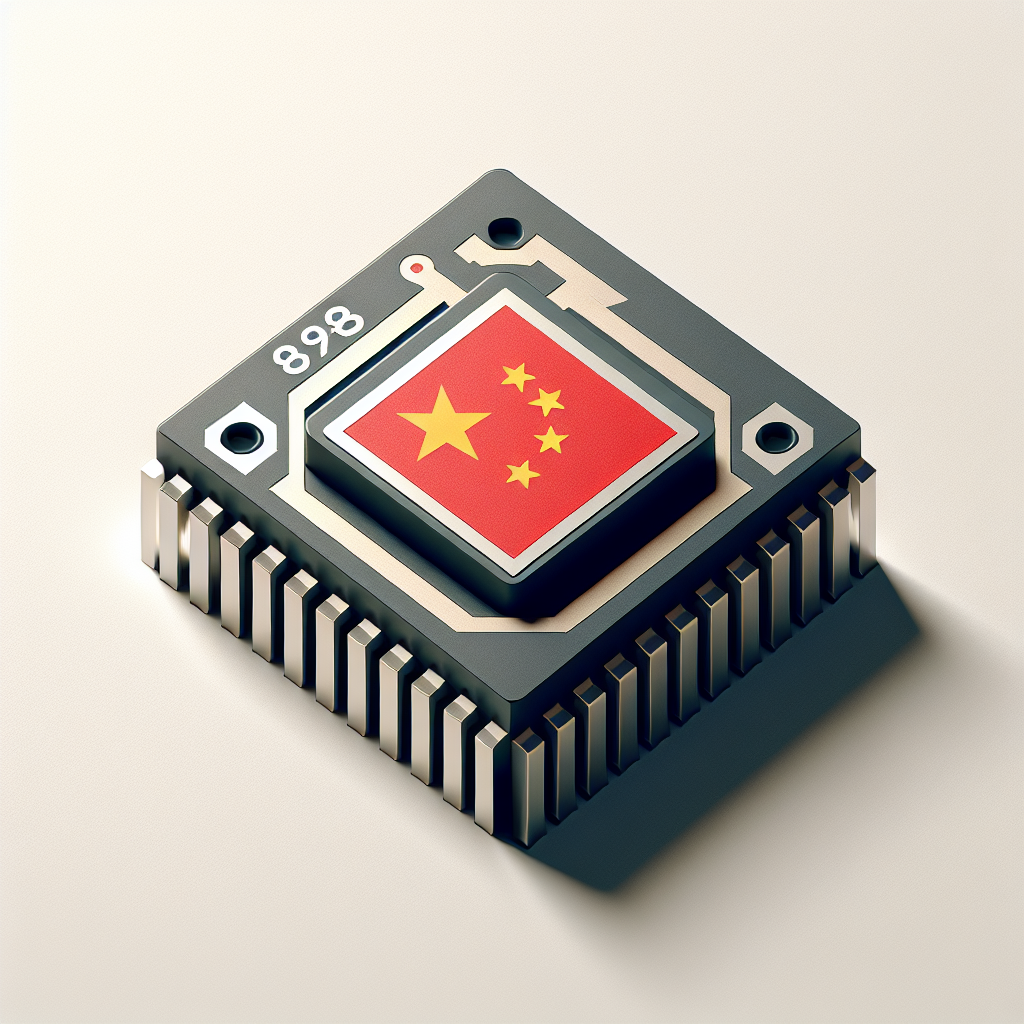Illustration of Nvidia Developing New AI Chip for Chinese Market Amid Trade Concerns
