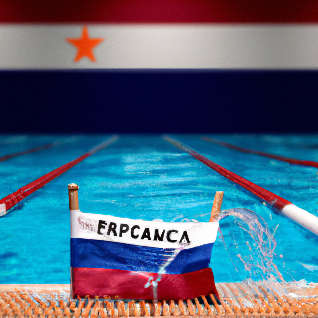 Illustration of "Paraguayan Swimmer's Olympic Exit: A Controversial Retirement and Team Turmoil"