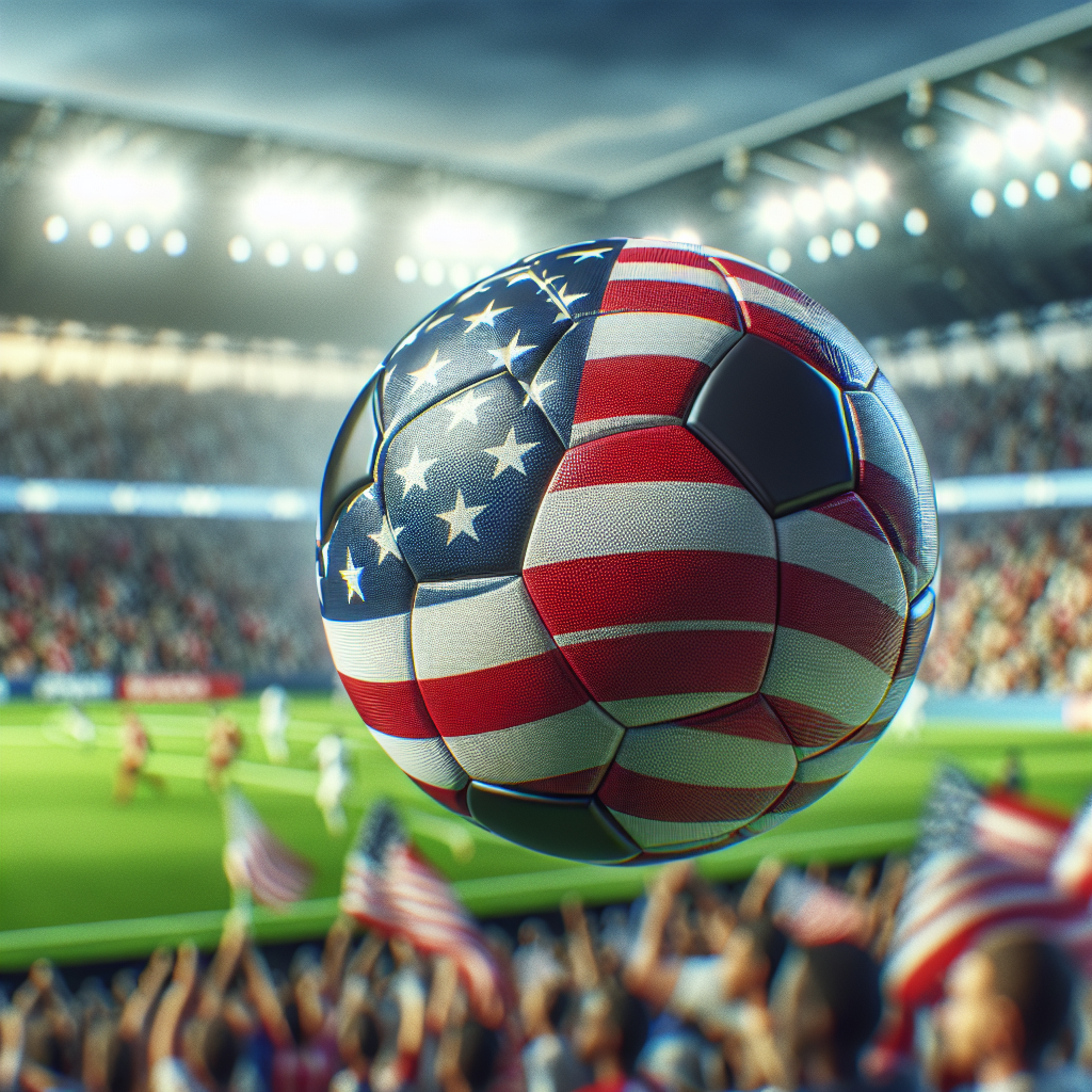 Illustration of "Rodman Secures Thrilling Victory for Team USA in Women's Soccer Quarterfinal"