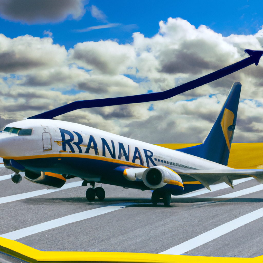 Illustration of Ryanair Faces Financial Turbulence Amidst Growth Challenges