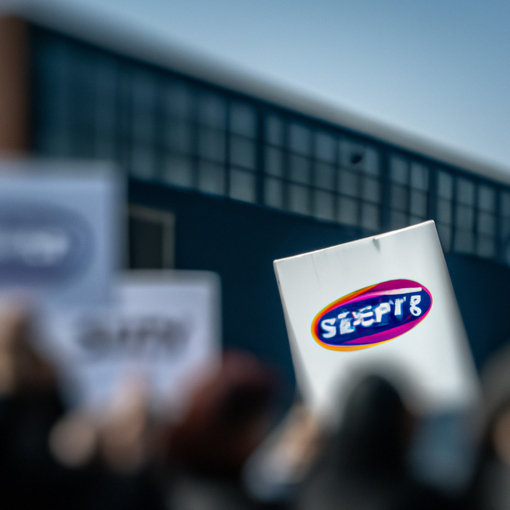 Illustration of Samsung Workers Make History with Major Strike for Better Wages