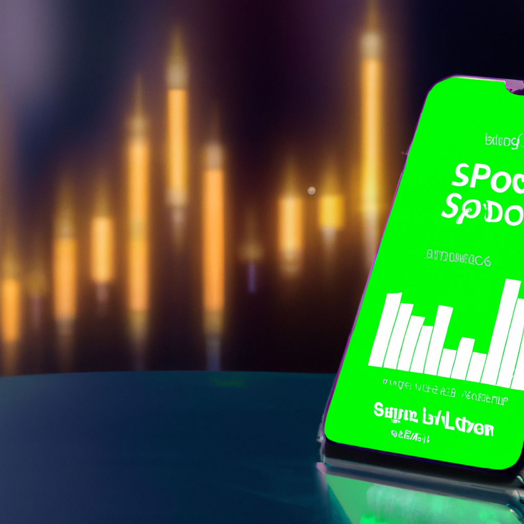 Illustration of Spotify Soars: Record Profits and Subscriber Surge Ignites Stock Rally