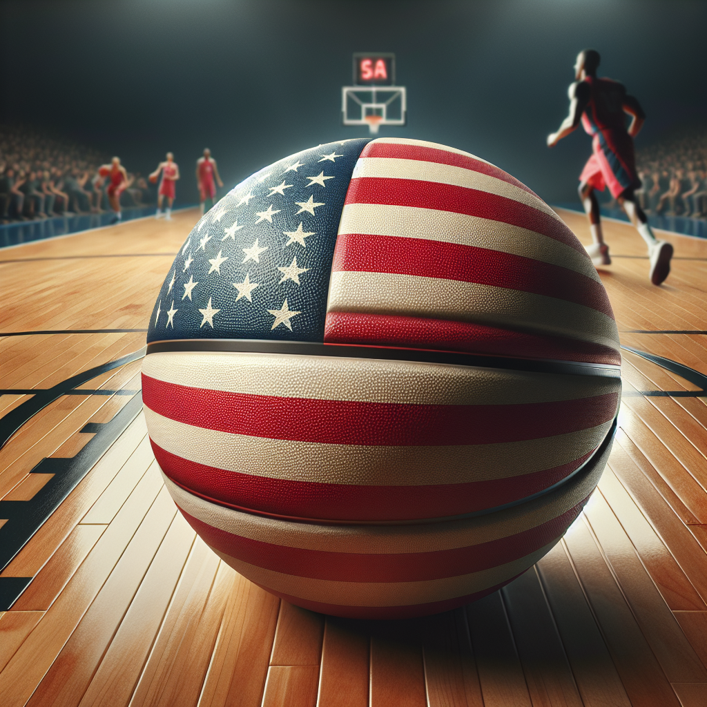 Illustration of USA Basketball Dominates Puerto Rico in Paris Olympics Clash